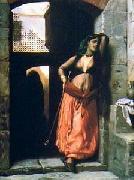 Arab or Arabic people and life. Orientalism oil paintings  242